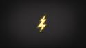 Electricity lightning minimalistic wallpaper