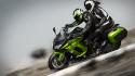 Kawasaki z1000sx green motorbikes wallpaper