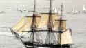 Sailboats sail ship sea wallpaper