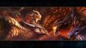 World of warcraft artwork deathwing dragons fantasy art wallpaper