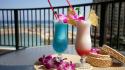 Beaches cocktail drinks vacation wallpaper
