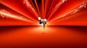 Disney company mickey mouse walt cartoons red background wallpaper