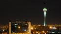 Iran milad tower tehran light wallpaper