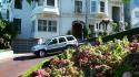 Lombard street san francisco cars cityscapes flowers wallpaper