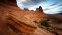 Arches national park utah seat rock formations wallpaper