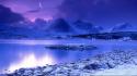 Cold norway lakes dusk wallpaper