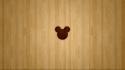 Disney company minimalistic wood wallpaper