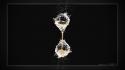 Hourglass water drops questions motivation black background time wallpaper