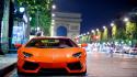 Paris cars lamborghini arc de triomphe aventador fast wallpaper