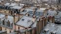 Paris houses fog rooftops cities james lapett wallpaper