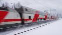 Snow trains finland trainway helsinki re460 wallpaper