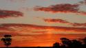 Sunset landscapes australia land farmland rural wallpaper