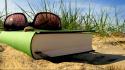 Beaches books grass holidays reading wallpaper