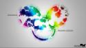 Deadmau5 mickey mouse colors dubstep multicolor wallpaper