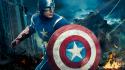Captain america chris evans the avengers movie artwork wallpaper