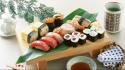 Maki roll caviar meal nigiri sushi wallpaper