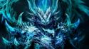 Diablo artwork blue fantasy art frozen wallpaper