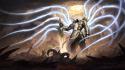 Diablo iii characters swords tyrael archangel angel wallpaper