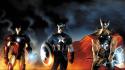 Iron man thor captain america the avengers wallpaper