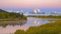 Landscapes wyoming grand teton national park lakes mount wallpaper