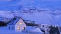 Nature winter home iceland wallpaper