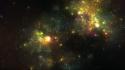 Outer space multicolor stars wallpaper