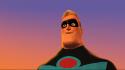 Pixar superheroes masks the incredibles wallpaper