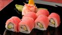 Food sushi maki roll rolls wallpaper