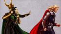 Loki fan art the avengers (movie) brothers wallpaper