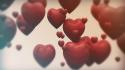Love red hearts wallpaper