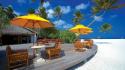 Nature beach maldives asia travel hotels luxury wallpaper