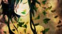 Crying closed eyes megpoid gumi roses faces wallpaper
