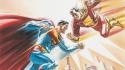 Dc comics superman flash comic hero wallpaper