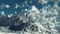 Mountains nature k2 3d skyscapes wallpaper