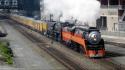 Trains locomotives widescreen 4-8-4 streamliners wallpaper