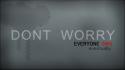 White text gray quotes simplistic simple worry wallpaper