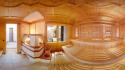 Wood room sauna hotels wallpaper