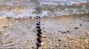 Beach text stones chains september smashing magazine sea wallpaper