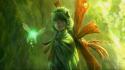 Fairies the legend of zelda green hair saria wallpaper