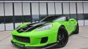 Green front corvette coupe sports cars geiger wallpaper