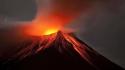 Mountains volcanoes lava ecuador wallpaper