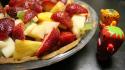 Pineapples food domo strawberries objects wallpaper