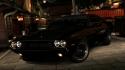 Muscle cars classic black dodge challenger r/t wallpaper