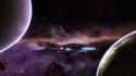 Outer space planets nebulae star trek online spaceships wallpaper