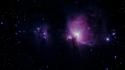 Outer space stars purple wallpaper