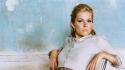 Women actress celebrity sienna miller sitting wallpaper