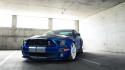 Light cars ford buildings parking shelby wallpaper