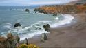 Nature beach california bay wallpaper