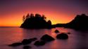 Sunset nature beach california trinidad wallpaper