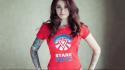 Tattoos women redheads stark industries tristyn (suicidegirls) wallpaper